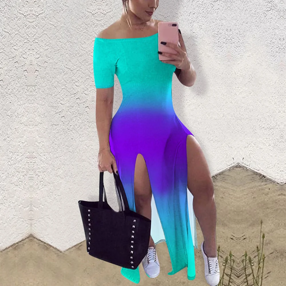 Sexy Dresses Party Night Club Dress 2022 Off the Shoulder Short Sleeve Bodycon High Split Floor Length Evening Long Dress Hot
Sexy Dresses Party Night Club Dress 2022 Off the Shoulder Short Sleeve Bodycon High Split Floor Length Evening Long Dress Hot