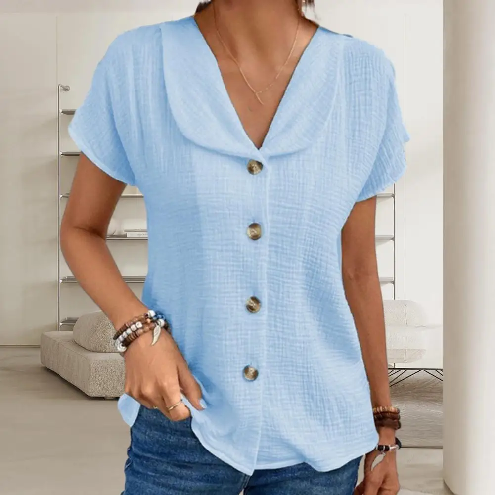 Versatile Button-up Top for Women Trendy Women's Top Elegant Lapel Collar Cardigan Style Comfortable Solid for Ladies for Women
Versatile Button-up Top for Women Trendy Women's Top Elegant Lapel Collar Cardigan Style Comfortable Solid for Ladies for Women