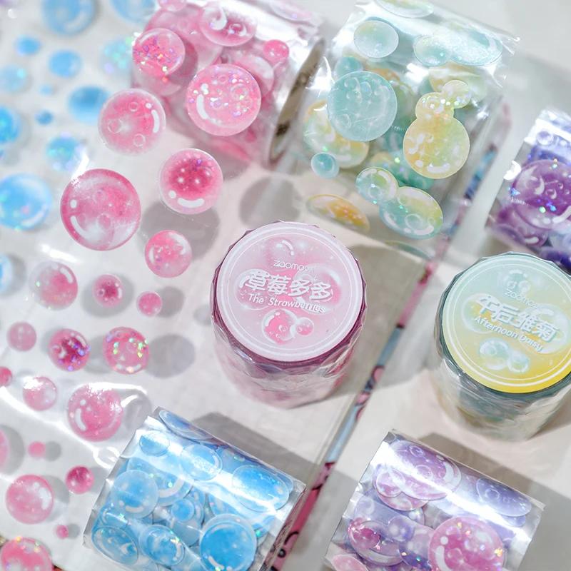 Colorful Bubble Dots Washi Tape Round Stickers Dot Masking Adhesive Tape Decor Scrapbooking DIY Diary Planner Stationery
Colorful Bubble Dots Washi Tape Round Stickers Dot Masking Adhesive Tape Decor Scrapbooking DIY Diary Planner Stationery