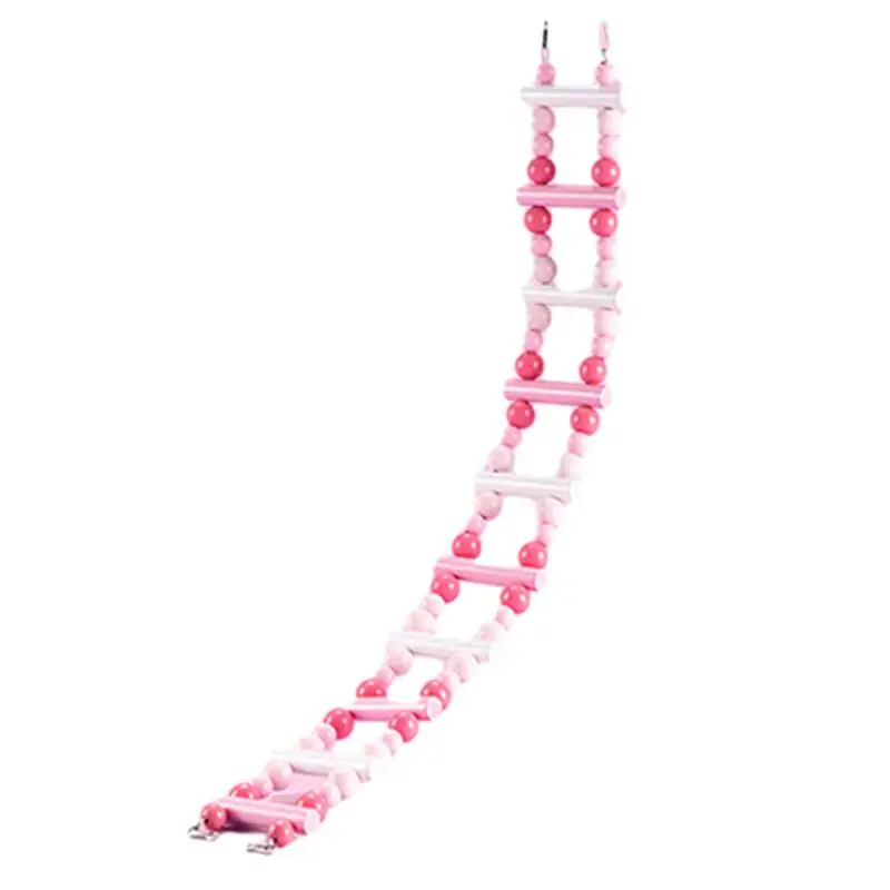 Bird Cage Ladder Wooden Swing Climbing Parrot Toys Ladder Toy Rope Colorful Bird Toy Bird Cage Accessories Chewing For Budgies
Bird Cage Ladder Wooden Swing Climbing Parrot Toys Ladder Toy Rope Colorful Bird Toy Bird Cage Accessories Chewing For Budgies