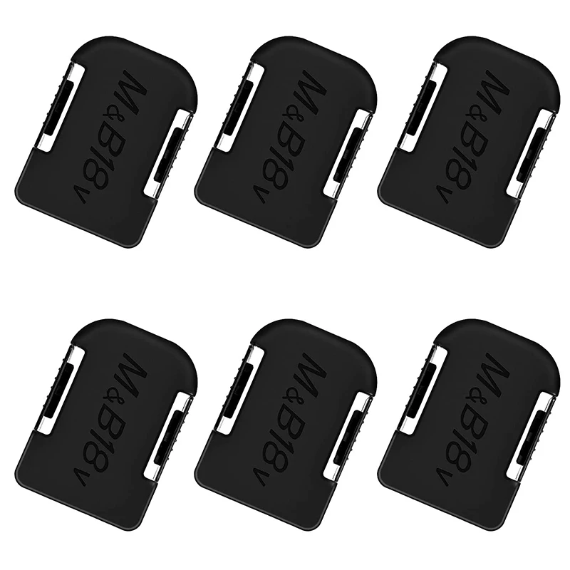 6Pcs Battery Holder For Makita/ 18V Li-Ion Battery Power Tool Battery Storage Rack Battery Holder Case
6Pcs Battery Holder For Makita/ 18V Li-Ion Battery Power Tool Battery Storage Rack Battery Holder Case
