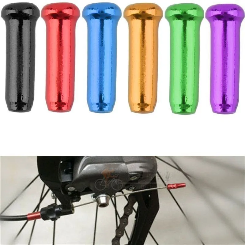 

20pcs Aluminum Alloy Cycling Bike Brake Cable Tips Bicycle Derailleur Shifter/Brake Cable End Tip Caps CoreInner Wire Ferrules