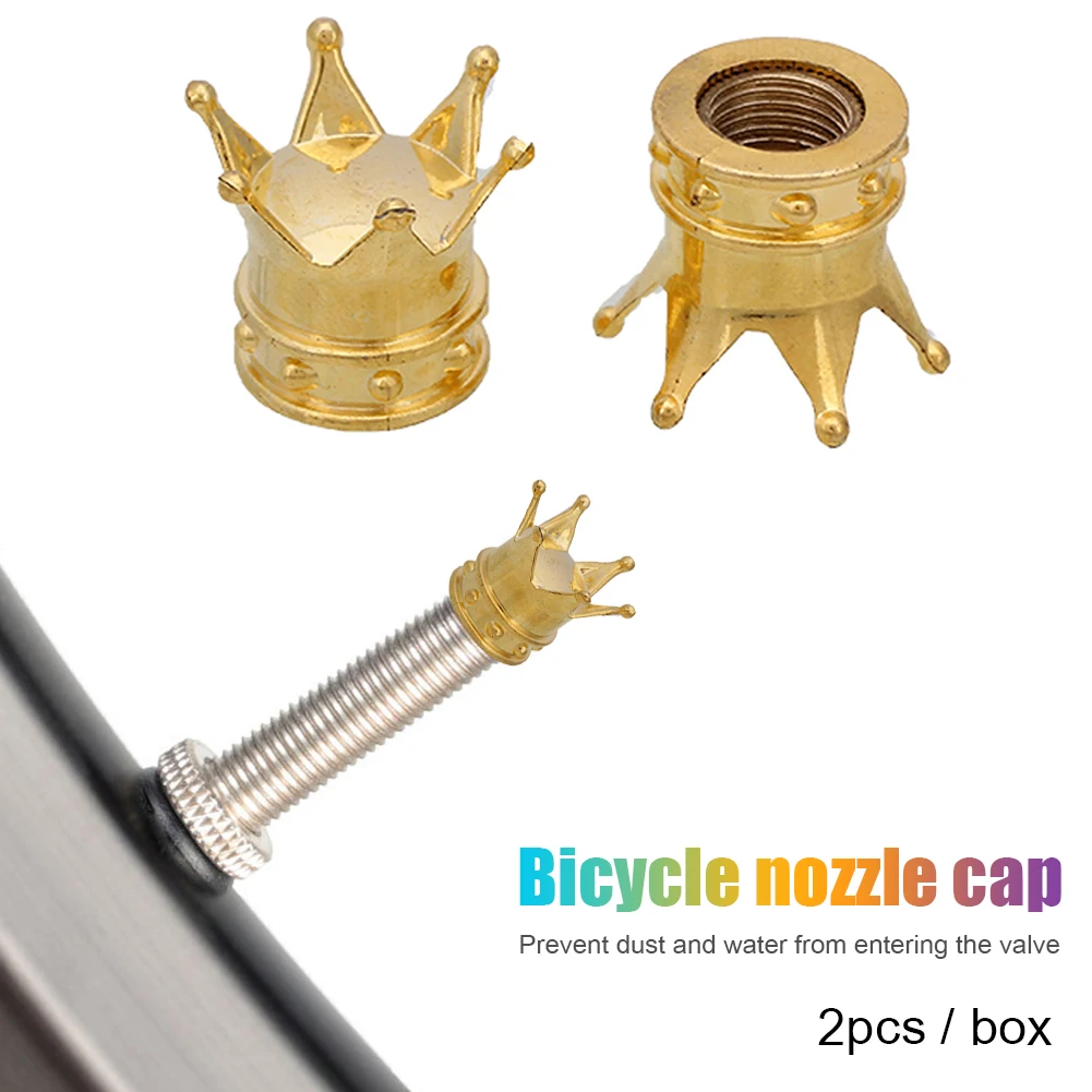 Bicycle Tire Valve Cap Crown Shape Bike Auto Tyre Wheel Stem Air Valve Caps Biking Portable Dustproof Cycling Parts
Bicycle Tire Valve Cap Crown Shape Bike Auto Tyre Wheel Stem Air Valve Caps Biking Portable Dustproof Cycling Parts