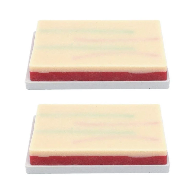 2X Venipuncture Iv Injection Training Pad Model, Silicone Human Skin Suture Training Model, Injection Practice Pad
2X Venipuncture Iv Injection Training Pad Model, Silicone Human Skin Suture Training Model, Injection Practice Pad