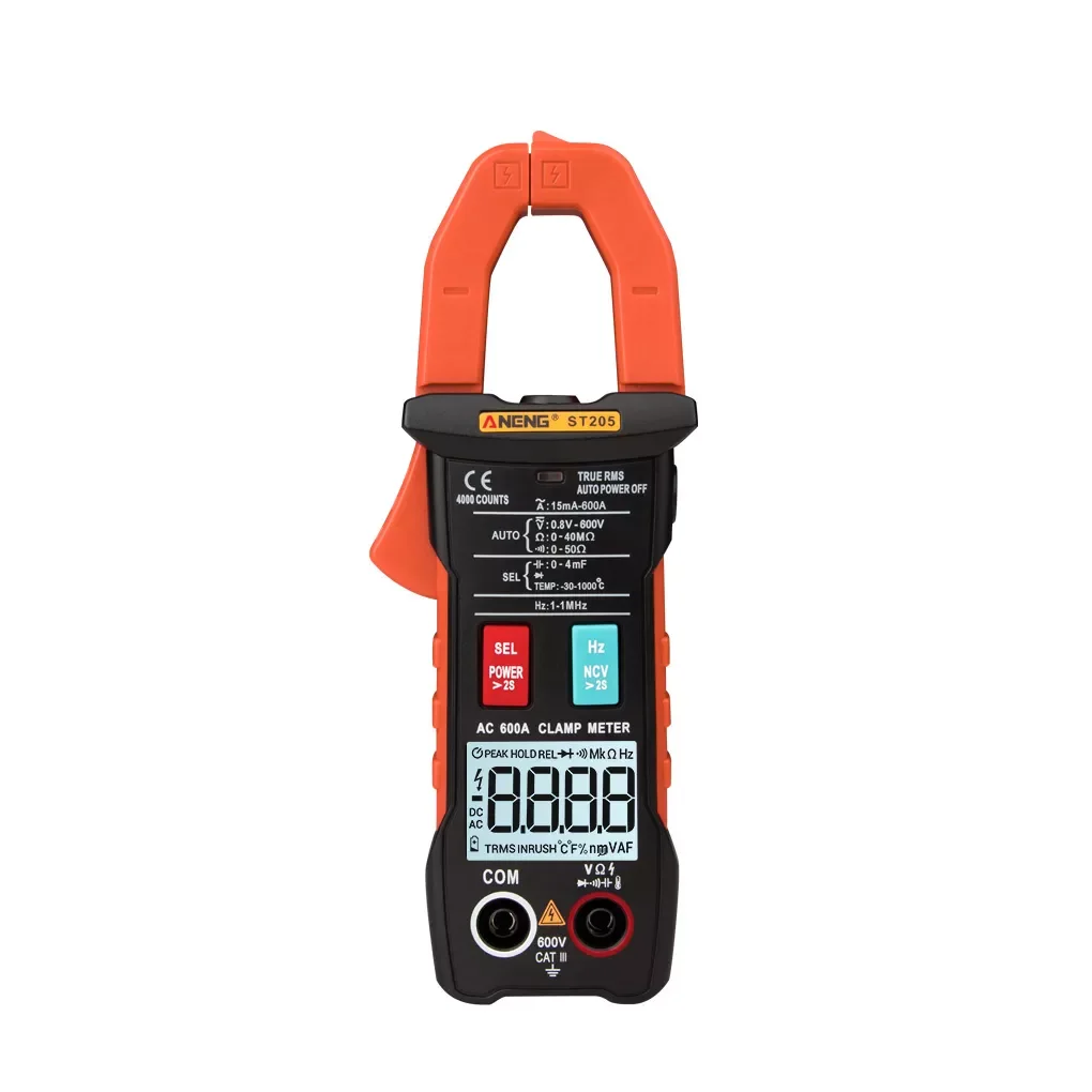 Digital Display Portable Multimeter Clamp Voltage Current Temperature Diode Measuring Device with Carrying Bag Blue
Digital Display Portable Multimeter Clamp Voltage Current Temperature Diode Measuring Device with Carrying Bag Blue