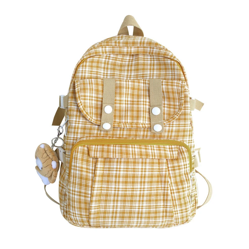 summer trend backpack ins street trend yellow plaid campus style small fresh yellow zipper shoulders simple fresh student backpa
summer trend backpack ins street trend yellow plaid campus style small fresh yellow zipper shoulders simple fresh student backpa