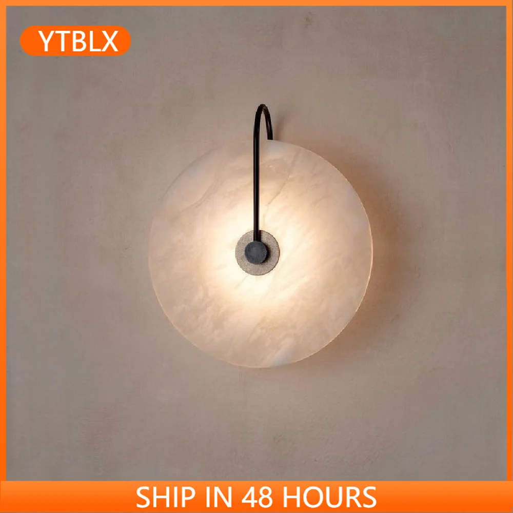 Nordic Marble Living Room Wall Lamp Modern Simple Bedroom Bedside Background Led Lighting Study Corridor Bathroom Wall Sconce
Nordic Marble Living Room Wall Lamp Modern Simple Bedroom Bedside Background Led Lighting Study Corridor Bathroom Wall Sconce
