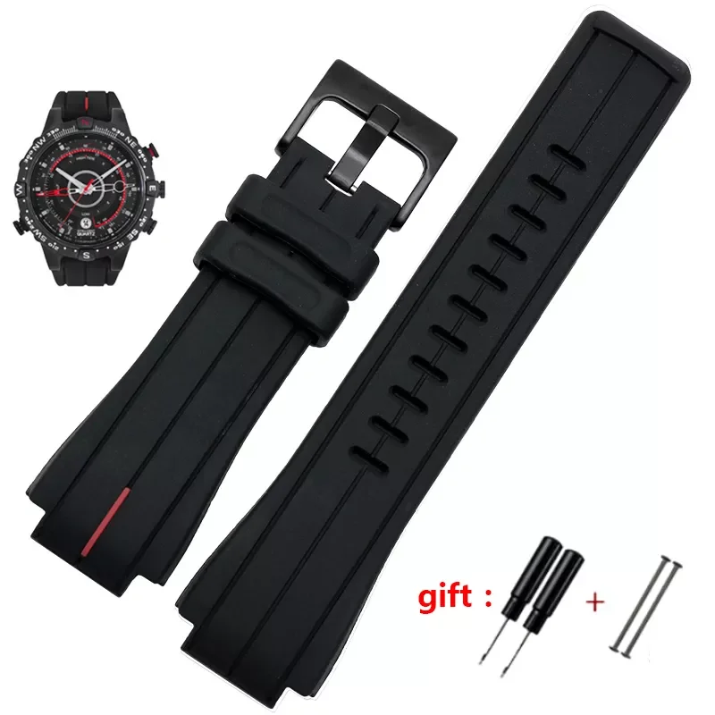 high quantity rubber watchband for timex WATCHT2N720 T2N721 TW2T76300 black Waterproof silicone sports strap 24*16mm
high quantity rubber watchband for timex WATCHT2N720 T2N721 TW2T76300 black Waterproof silicone sports strap 24*16mm