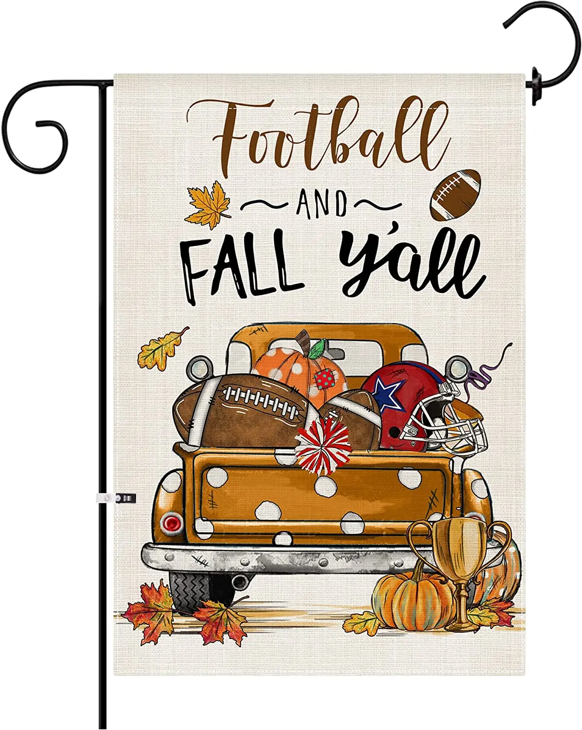 Football Fall Garden Flag 12x18 Inch Football Pumpkin Small Fall Flags Double Sided, Yard Burlap Football and Pumpkin Seasonal
Football Fall Garden Flag 12x18 Inch Football Pumpkin Small Fall Flags Double Sided, Yard Burlap Football and Pumpkin Seasonal