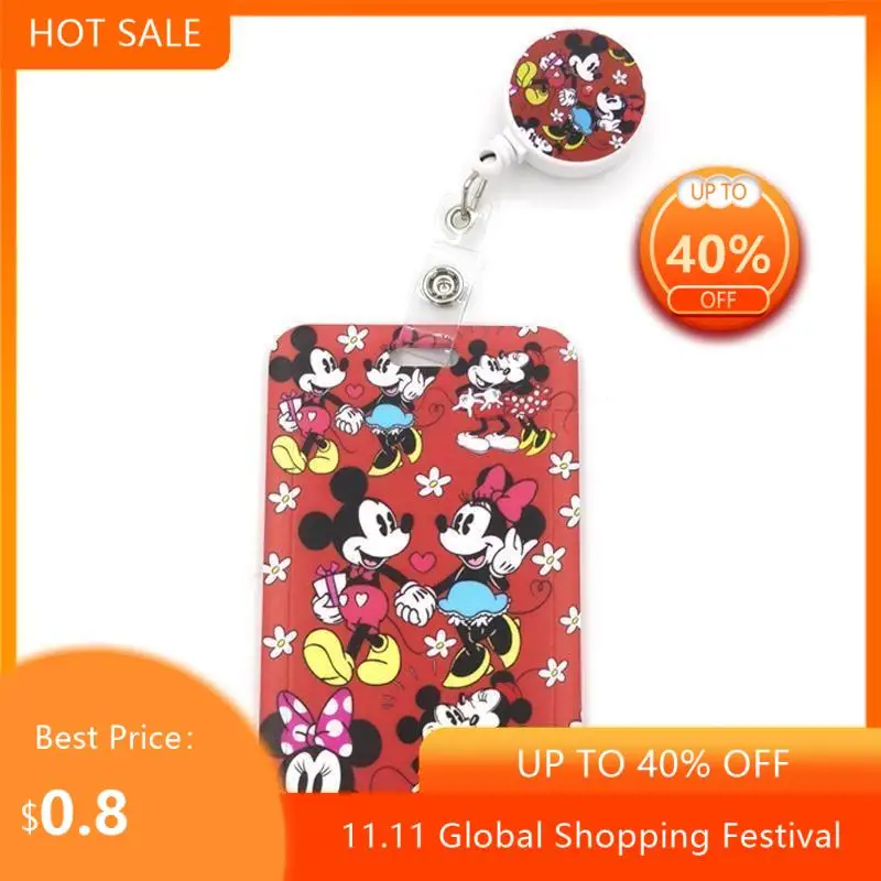 Mickey Minnie Mouse Cartoon Cute Credit Card Holder Lanyard Women Men Kid Student Retractable Badge Reel ID Name Bus Clip
Mickey Minnie Mouse Cartoon Cute Credit Card Holder Lanyard Women Men Kid Student Retractable Badge Reel ID Name Bus Clip