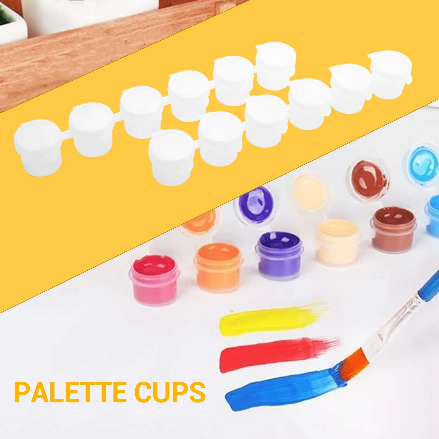 20 Strips 120 Pots 5Ml 6 Cups Mini Empty Paint Pot Pod Strips Paint Strips Arts and Crafts Plastic Storage Containers
20 Strips 120 Pots 5Ml 6 Cups Mini Empty Paint Pot Pod Strips Paint Strips Arts and Crafts Plastic Storage Containers