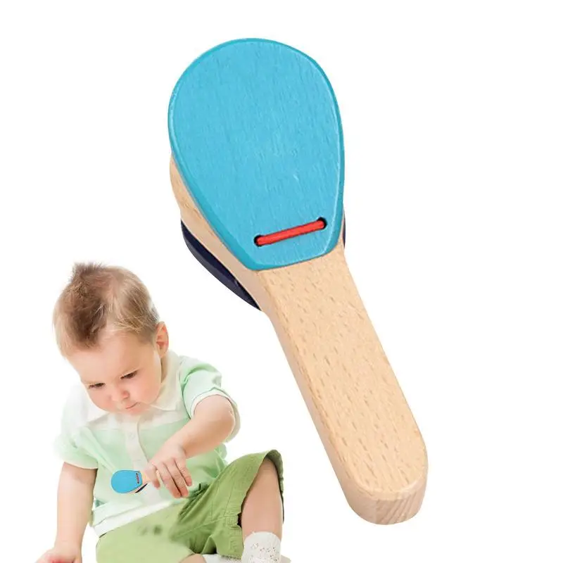 Baby Hand Clapper Wooden Percussion Toy Kids Musical Instrument Toddler Handbell Toys Children Rattle Gift Toddler Toys
Baby Hand Clapper Wooden Percussion Toy Kids Musical Instrument Toddler Handbell Toys Children Rattle Gift Toddler Toys