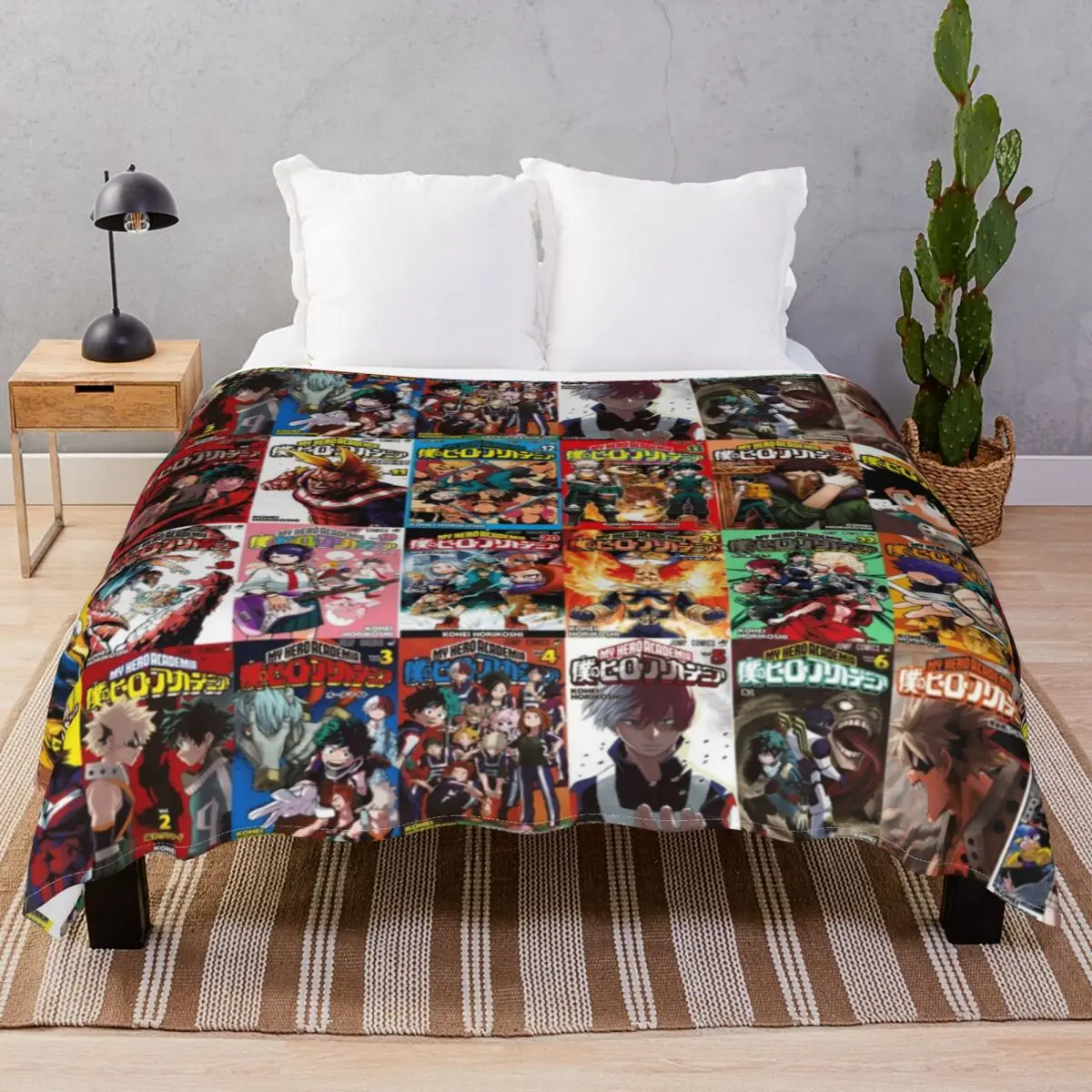 My Hero Academia Collage Blanket Flannel Autumn Lightweight Throw Blankets for Bed Sofa Travel Office
My Hero Academia Collage Blanket Flannel Autumn Lightweight Throw Blankets for Bed Sofa Travel Office