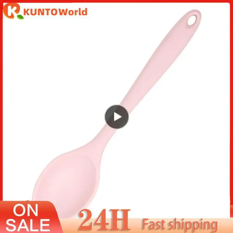 1~10PCS Colors Silicone Spoon Heat Resistant Easy To Clean Non-stick Rice Spoons High Temperature Spoon Tableware Utensil 
1~10PCS Colors Silicone Spoon Heat Resistant Easy To Clean Non-stick Rice Spoons High Temperature Spoon Tableware Utensil