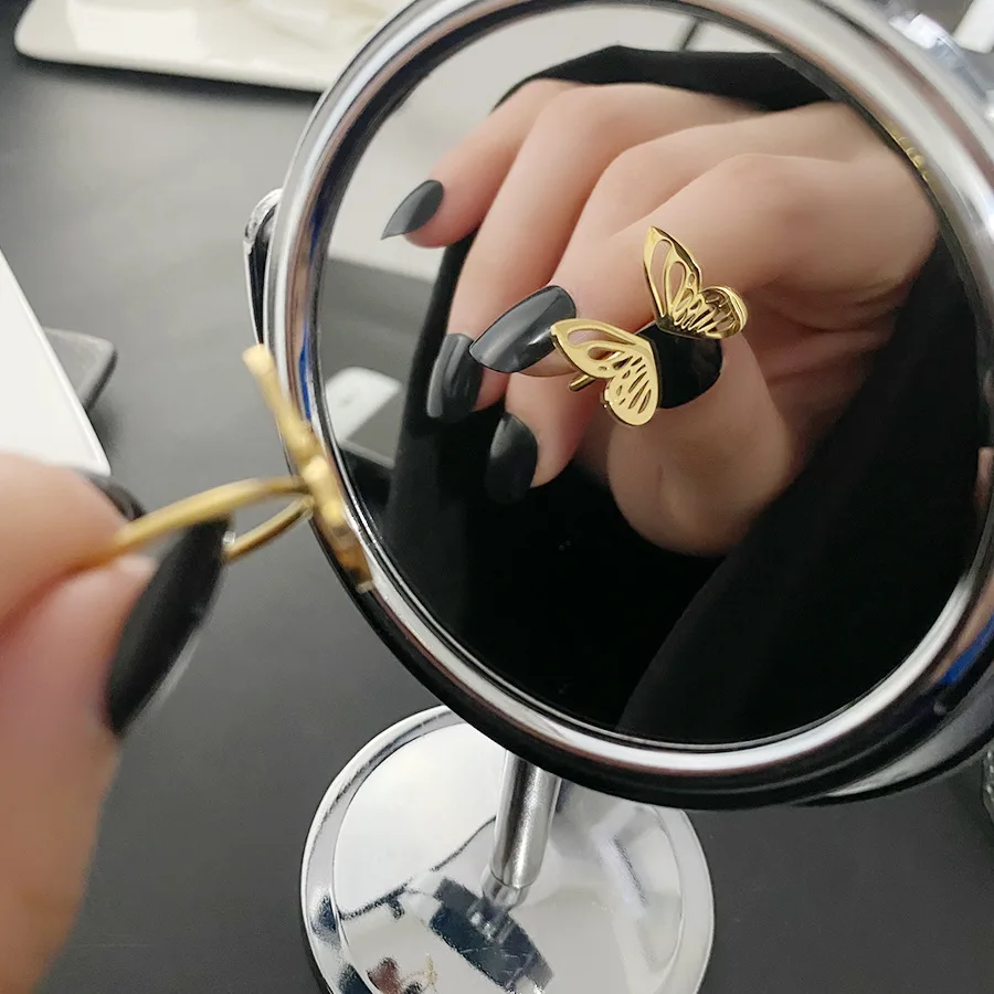 Fashion Stainless Steel Insect Butterfly Ring for Women Vintage Jewelry Girls Gifts
Fashion Stainless Steel Insect Butterfly Ring for Women Vintage Jewelry Girls Gifts