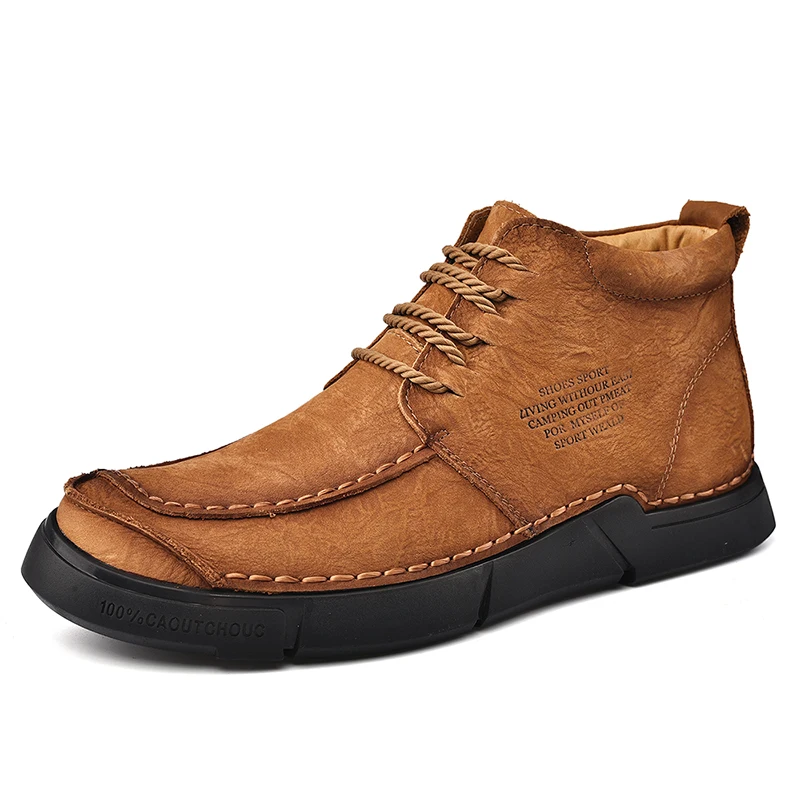OLOMLB outdoor men training hiking high quality Martin boots Large size 38-46 lace-up men's high top shoes top layer cowhide
OLOMLB outdoor men training hiking high quality Martin boots Large size 38-46 lace-up men's high top shoes top layer cowhide