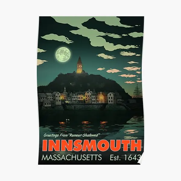 Greetings From Innsmouth Mass Poster Home Mural Vintage Modern Wall Painting Art Decor Picture Room Print Decoration No Frame
Greetings From Innsmouth Mass Poster Home Mural Vintage Modern Wall Painting Art Decor Picture Room Print Decoration No Frame