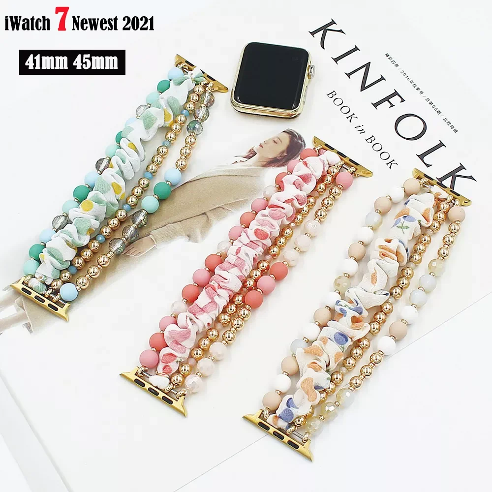 Jewelry Strap for Apple Watch Series 7 41mm 45mm Solo loop Belt 38mm/42mm luxury Women Bracelet iwatch 6 SE 5 4 3 band 40mm 44mm
Jewelry Strap for Apple Watch Series 7 41mm 45mm Solo loop Belt 38mm/42mm luxury Women Bracelet iwatch 6 SE 5 4 3 band 40mm 44mm