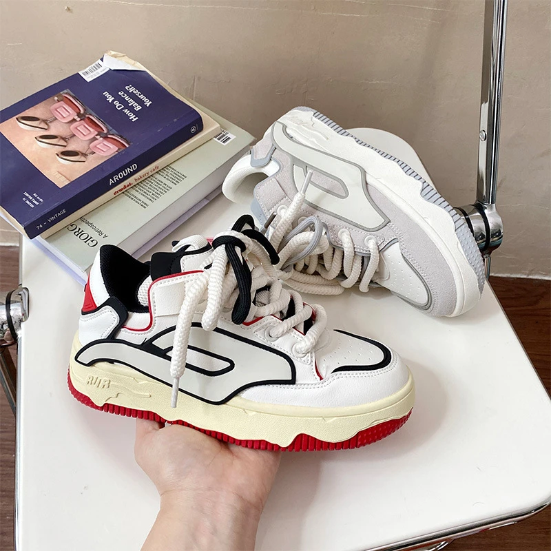 Sneakers Woman Vulcanized Shoes Fashion Platform Shoes For Women Sneakers Casual Trend Spring Autumn Lace Up Flats Shoes Ladies
Sneakers Woman Vulcanized Shoes Fashion Platform Shoes For Women Sneakers Casual Trend Spring Autumn Lace Up Flats Shoes Ladies