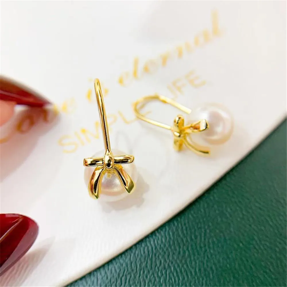 S925 Sterling Silver Earring Hooks Accessories Gold Silver Ear Studs Ear Hooks Wire For Pearl Earrings Jewelry Making Findings
S925 Sterling Silver Earring Hooks Accessories Gold Silver Ear Studs Ear Hooks Wire For Pearl Earrings Jewelry Making Findings