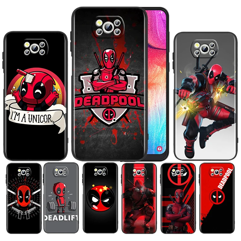Marvel Avengers deadpool For Xiaomi Poco M4 X3 F3 GT NFC M3 C3 M2 F2 F1 X2 Pro Mi Mix3 TPU Black Phone Case Fundas Coque Cover
Marvel Avengers deadpool For Xiaomi Poco M4 X3 F3 GT NFC M3 C3 M2 F2 F1 X2 Pro Mi Mix3 TPU Black Phone Case Fundas Coque Cover
