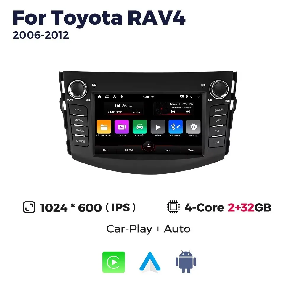 Автомобильный DVD-плеер MEKEDE 7 Дюймов С Carplay, Android Auto, GPS Для Toyota RAV4 2006-2012
Автомобильный DVD-плеер MEKEDE 7 Дюймов С Carplay, Android Auto, GPS Для Toyota RAV4 2006-2012