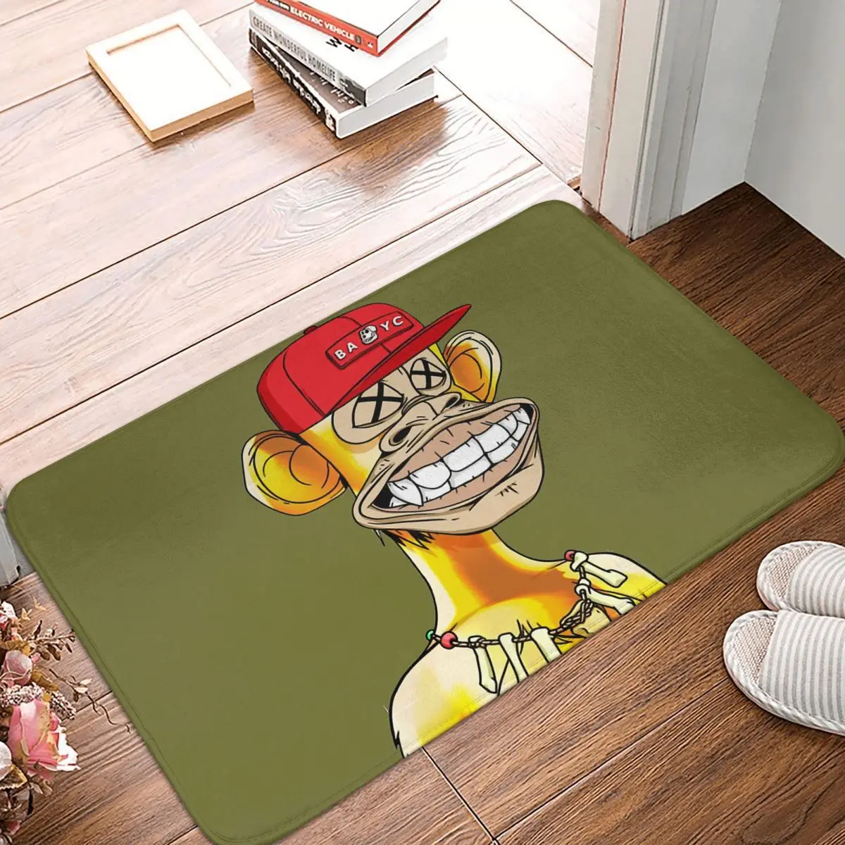 NTF Currency Kitchen Non-Slip Carpet Bored Ape Yacht Club #197 Bedroom Mat Welcome Doormat Floor Decor Rug
NTF Currency Kitchen Non-Slip Carpet Bored Ape Yacht Club #197 Bedroom Mat Welcome Doormat Floor Decor Rug