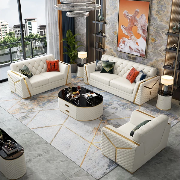 Hot Sale Light Luxury Leather Sofa Modern Living Room Design Chesterfield Sofa Set Furniture for Home Hotel Office
Hot Sale Light Luxury Leather Sofa Modern Living Room Design Chesterfield Sofa Set Furniture for Home Hotel Office
