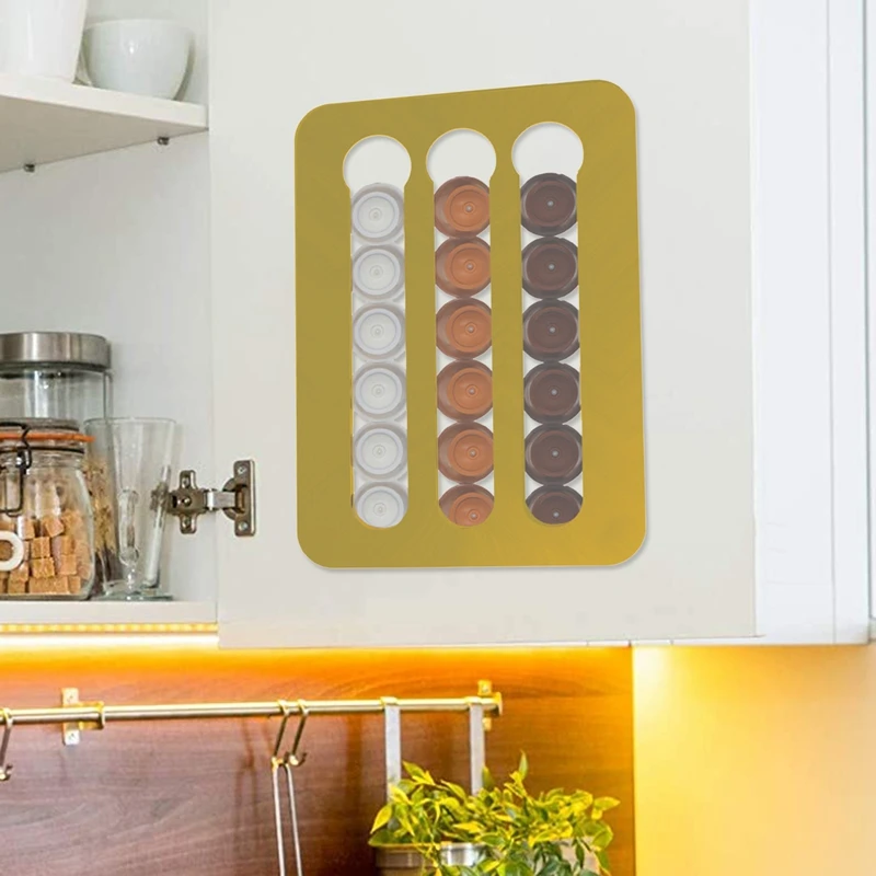 Coffee Capsule Holder Stander For Dolc Gusto Capsule Storage Rack Wall Storage Bracket Can Accommodate 18
Coffee Capsule Holder Stander For Dolc Gusto Capsule Storage Rack Wall Storage Bracket Can Accommodate 18