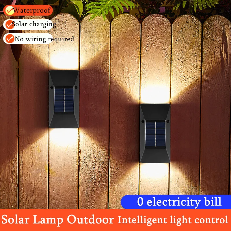 Solar Wall Light Outdoor LED Fence Light Decor IP65 Waterproof Solar Courtyard Luminous Lamp Up And Down Garden Streetlights
Solar Wall Light Outdoor LED Fence Light Decor IP65 Waterproof Solar Courtyard Luminous Lamp Up And Down Garden Streetlights