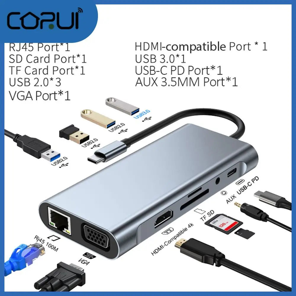 Usb 3,0 компьютерный удлинитель, высокоскоростная док-станция передачи 11 в 1, многофункциональный компьютерный концентратор, конвертер из алю...
Usb 3,0 компьютерный удлинитель, высокоскоростная док-станция передачи 11 в 1, многофункциональный компьютерный концентратор, конвертер из алю...