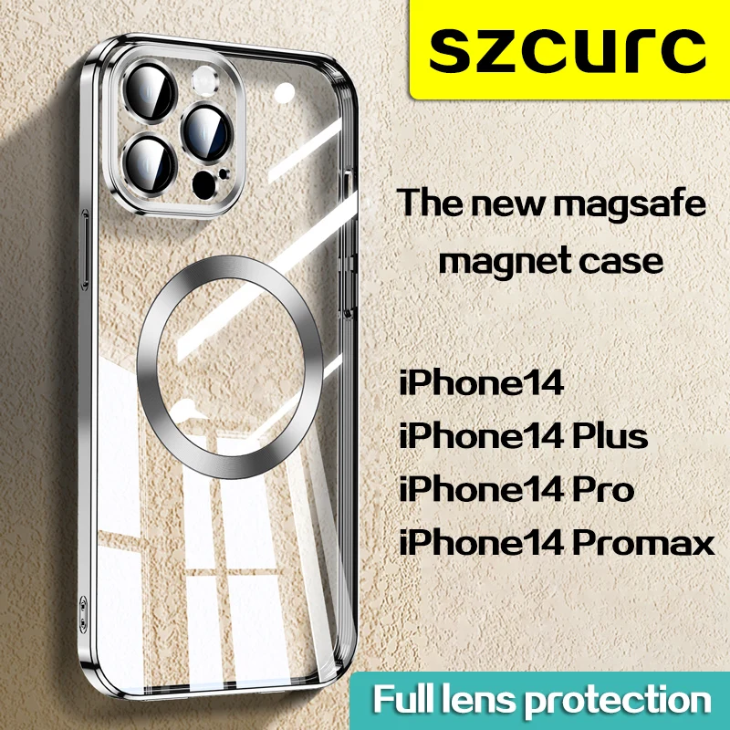 New magsafe High-end luxury For iPhone14 Pro Max Phone case iphone 13 12 14plus Magnetic suction ultra-thin protective cover bag
New magsafe High-end luxury For iPhone14 Pro Max Phone case iphone 13 12 14plus Magnetic suction ultra-thin protective cover bag