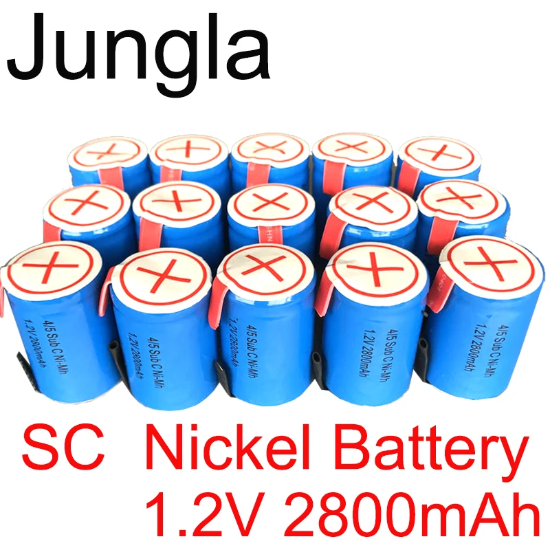 New 4/5SC SC Sub C Li-ion Li-Po Lithium Battery High-discharge 1.2V 2800mAh Rechargeable Ni-MH Batteries with Welding Tabs
New 4/5SC SC Sub C Li-ion Li-Po Lithium Battery High-discharge 1.2V 2800mAh Rechargeable Ni-MH Batteries with Welding Tabs
