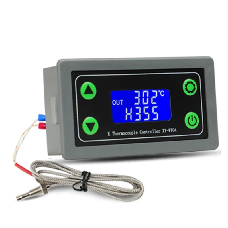 XY-WT04 High Temperature Digital Thermostat K-Type Thermocouple High Temperature Controller -99-999 Degrees
XY-WT04 High Temperature Digital Thermostat K-Type Thermocouple High Temperature Controller -99-999 Degrees