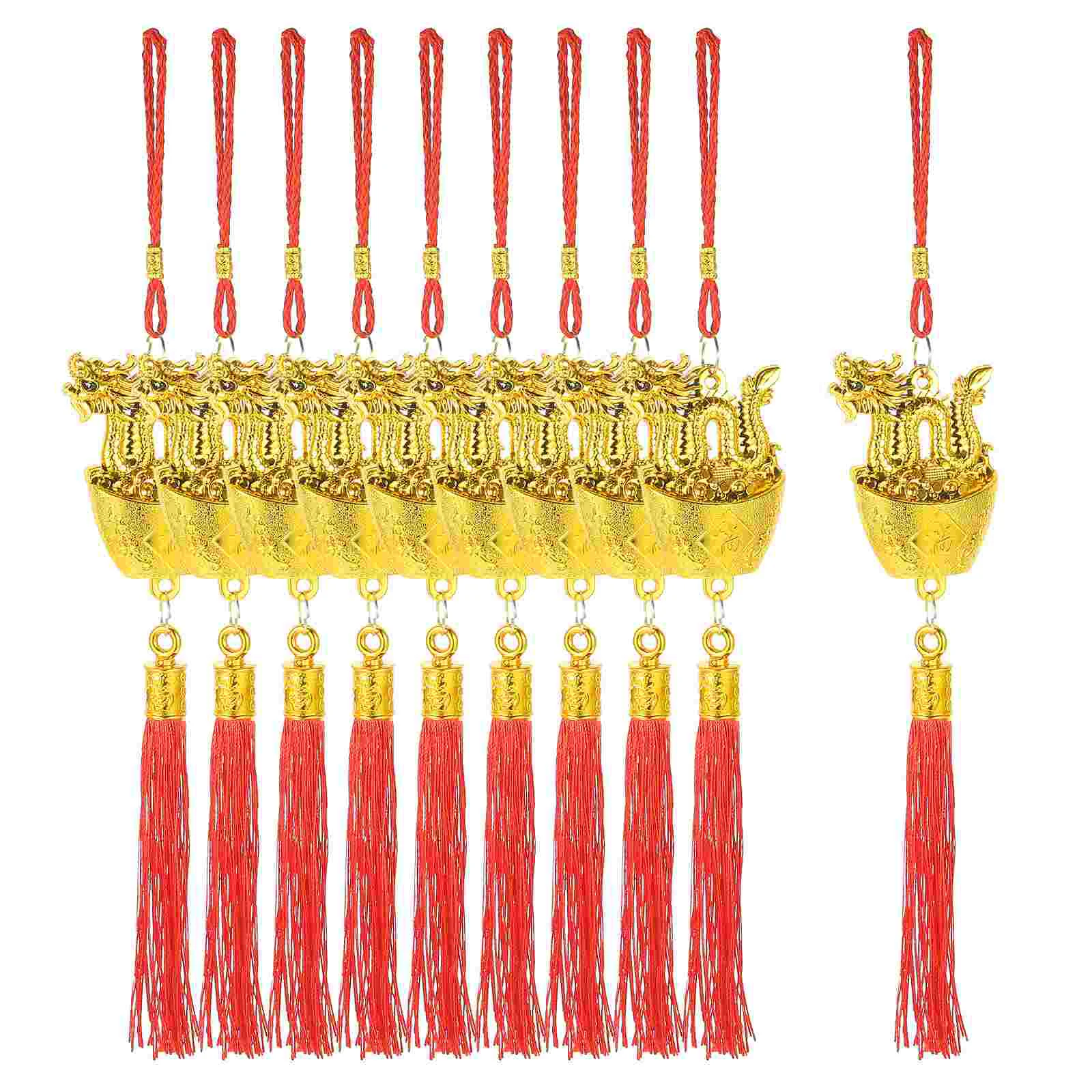 10pcs Traditional Zodiac Dragon Hanging Ornaments Bonsai Ornaments Door Hanging Ornaments
10pcs Traditional Zodiac Dragon Hanging Ornaments Bonsai Ornaments Door Hanging Ornaments