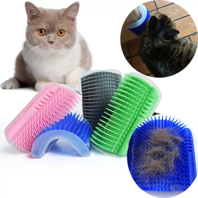 Corner Pet Hair Brush Comb Play Cat Toy Soft Cat Self Groomer Hair Shedding Trimming Dog Cat Massage Device
Corner Pet Hair Brush Comb Play Cat Toy Soft Cat Self Groomer Hair Shedding Trimming Dog Cat Massage Device