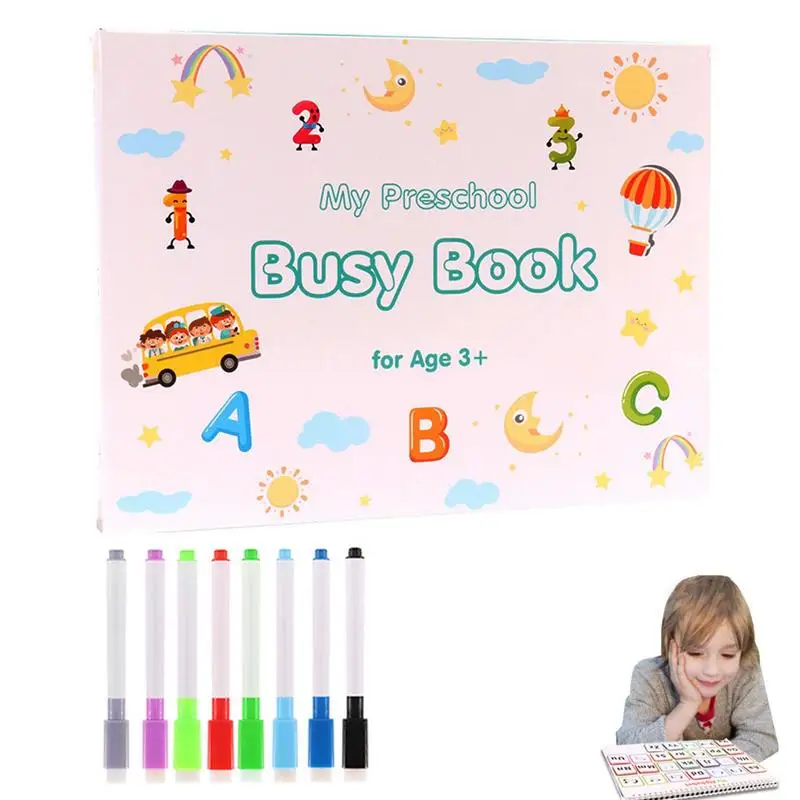 

Kids Busy Toy Book Cartoon Sensory Activity Book For Toddler Activities Early Development Toys For Airplanes Playground