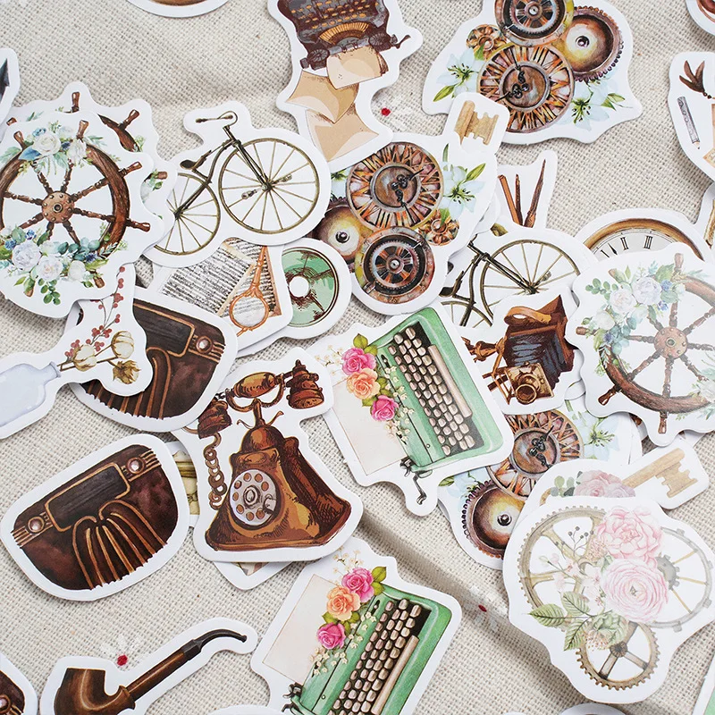 46pcs/pack Boxed Stickers Go Back to the Past Material Paper Hand Account Vintage Stationery Decorative Stickers
46pcs/pack Boxed Stickers Go Back to the Past Material Paper Hand Account Vintage Stationery Decorative Stickers