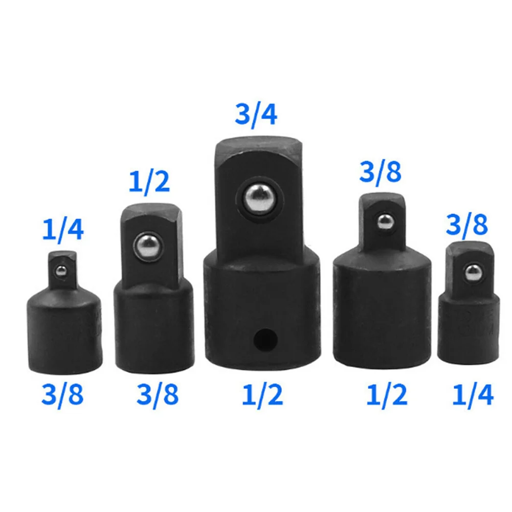 5pcs 1/4" 3/8" 1/2" 3/4" Drive Ratchet Socket Adapter Reducer Air Impact Wrench Set Chrome Vanadium Steel Impact Reducer & Adapt
5pcs 1/4" 3/8" 1/2" 3/4" Drive Ratchet Socket Adapter Reducer Air Impact Wrench Set Chrome Vanadium Steel Impact Reducer & Adapt