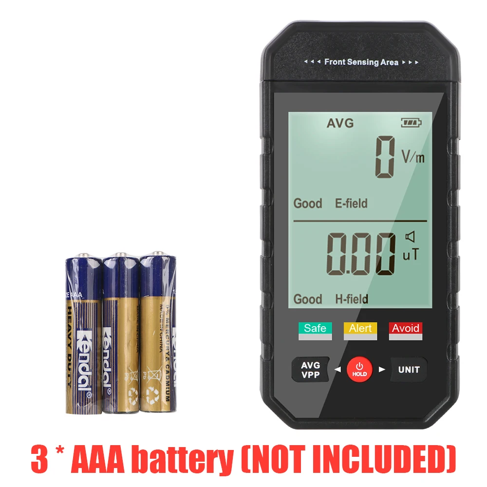 Electromagnetic Radiation Detector EMF Meter Magnetics Field Radio Test Sound Light Alarm Electric Field Tester
Electromagnetic Radiation Detector EMF Meter Magnetics Field Radio Test Sound Light Alarm Electric Field Tester