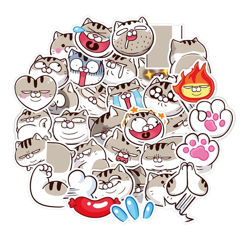 10/30/40PCS Cartoon Cat Cute Sticker Funny Kawaii Graffiti DIY Skateboard Laptop Luggage Ipad PVC Kids Toy Stickers Wholesale
10/30/40PCS Cartoon Cat Cute Sticker Funny Kawaii Graffiti DIY Skateboard Laptop Luggage Ipad PVC Kids Toy Stickers Wholesale
