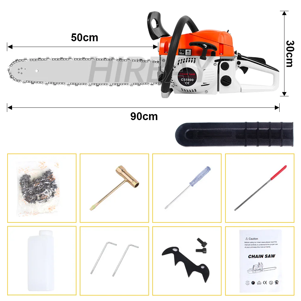 Chainsaw Gasoline Tree Cutting Tools High Power Gasoline Saw handheld Chain Saw Cutting Wood Machine Garden Garden-urban Tool
Chainsaw Gasoline Tree Cutting Tools High Power Gasoline Saw handheld Chain Saw Cutting Wood Machine Garden Garden-urban Tool