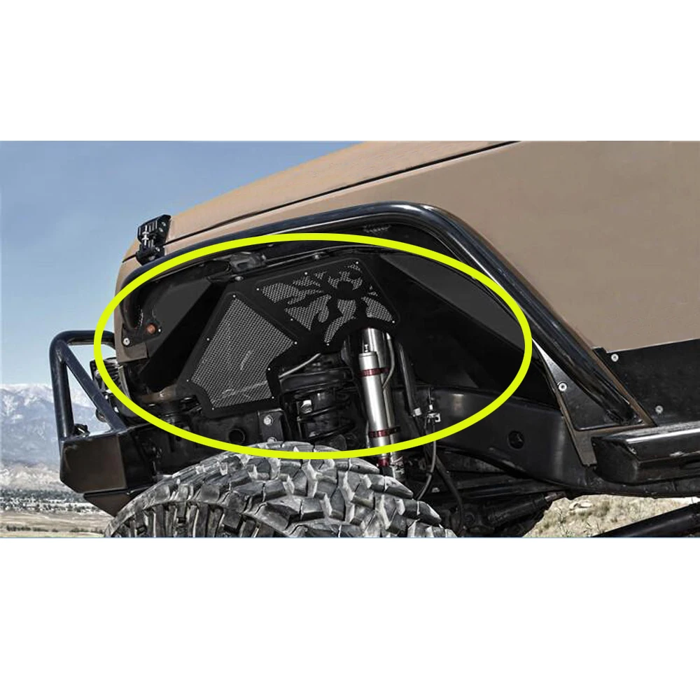 Переднее внутреннее крыло Lantsun J256 для jeep for JK for wrangler 2007-2017 из алюминиевого сплава, 2 шт.
Переднее внутреннее крыло Lantsun J256 для jeep for JK for wrangler 2007-2017 из алюминиевого сплава, 2 шт.