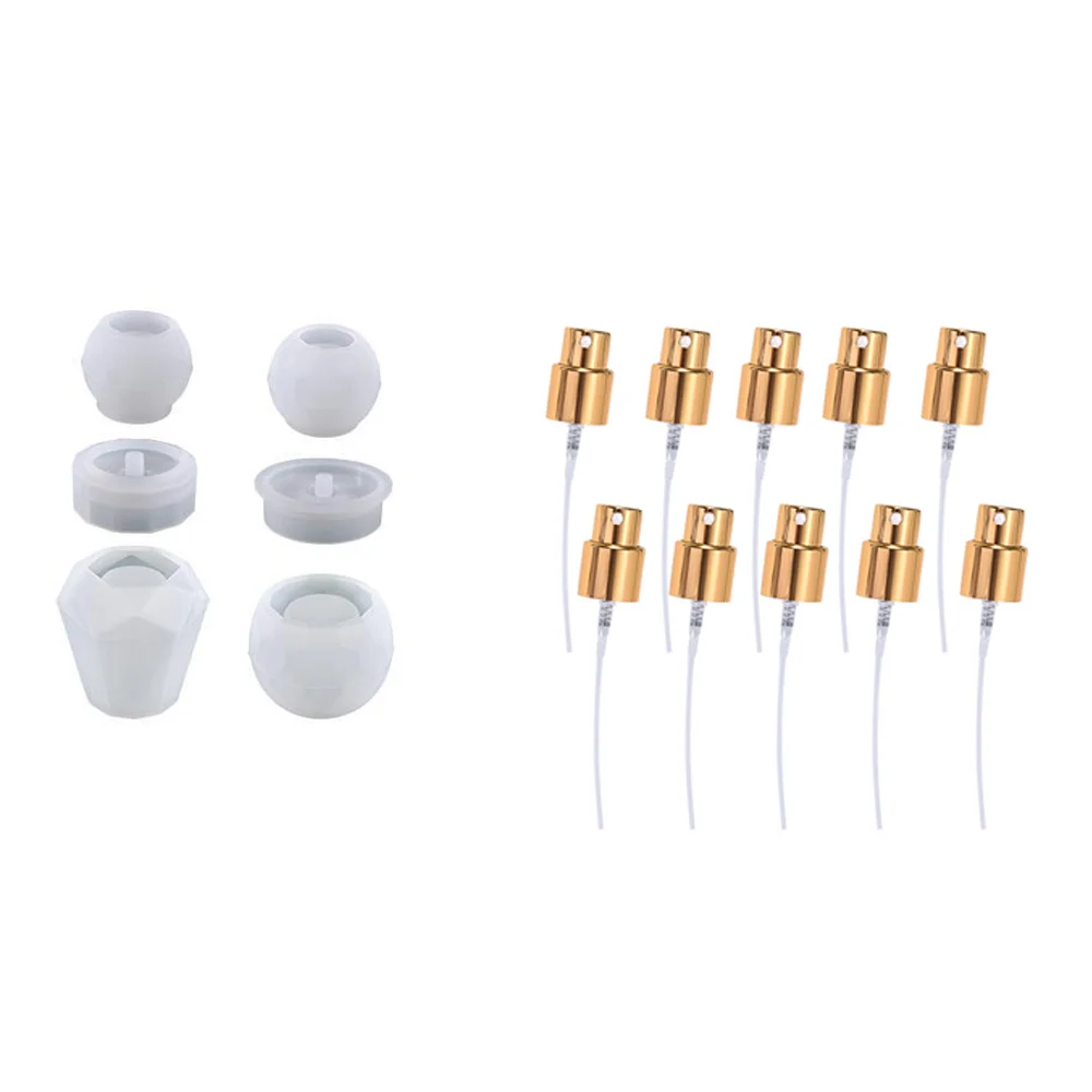 1 набор, силиконовая форма для флакона духов с 10 распылителями
1 набор, силиконовая форма для флакона духов с 10 распылителями