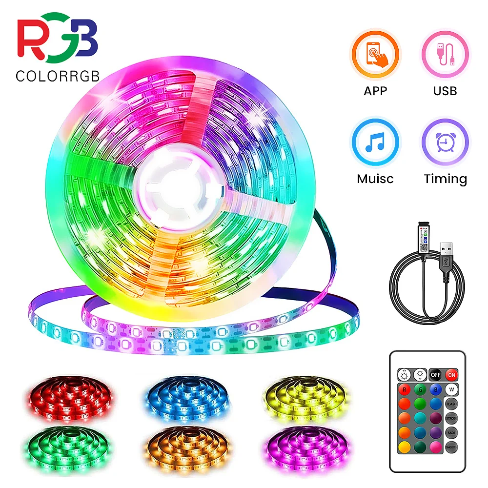 RGB Светодиодная лента USB Music Sync
RGB Светодиодная лента USB Music Sync