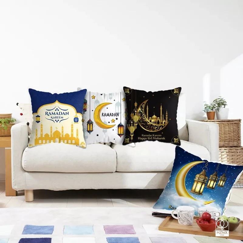 2022 Mubarak Cushion Cover Ramadan Decoration for Home Muslim Ramadan Pillow Case Moon Star Throw Pillow Cover Sofa Decor
2022 Mubarak Cushion Cover Ramadan Decoration for Home Muslim Ramadan Pillow Case Moon Star Throw Pillow Cover Sofa Decor