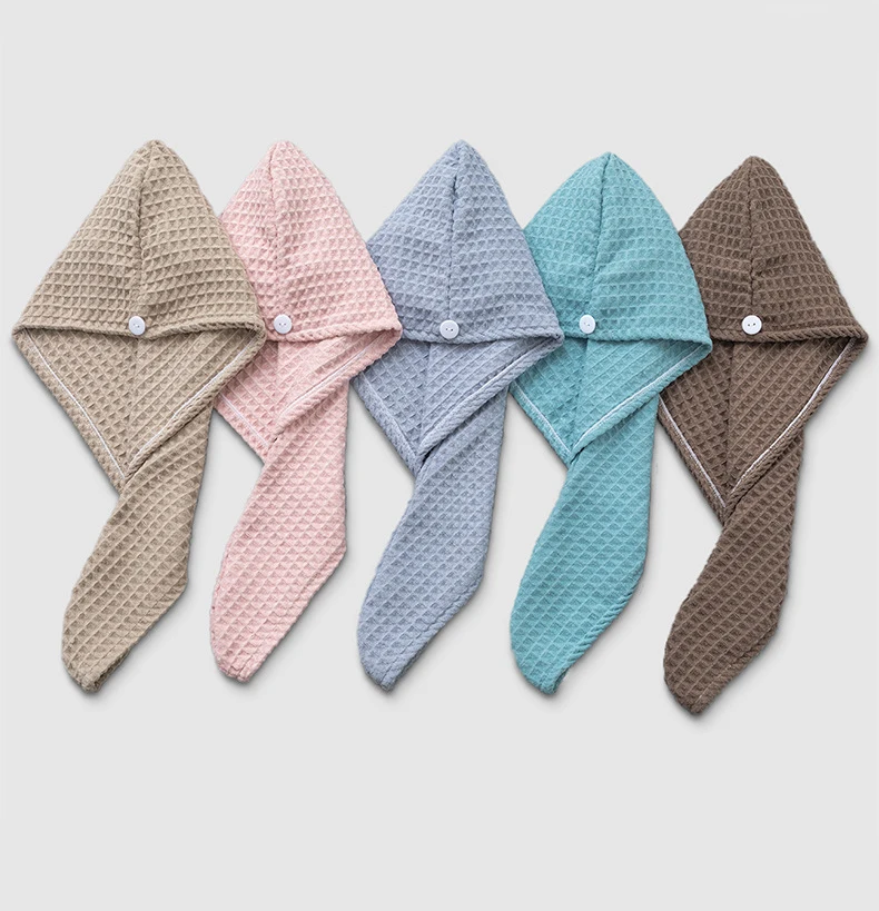 Waffle Hair Cap Microfiber Hair Towel Long Hair Quick Dry Hat Bath Towel Strong Water Absorbent Women Wrap Wiping Hair Towel
Waffle Hair Cap Microfiber Hair Towel Long Hair Quick Dry Hat Bath Towel Strong Water Absorbent Women Wrap Wiping Hair Towel