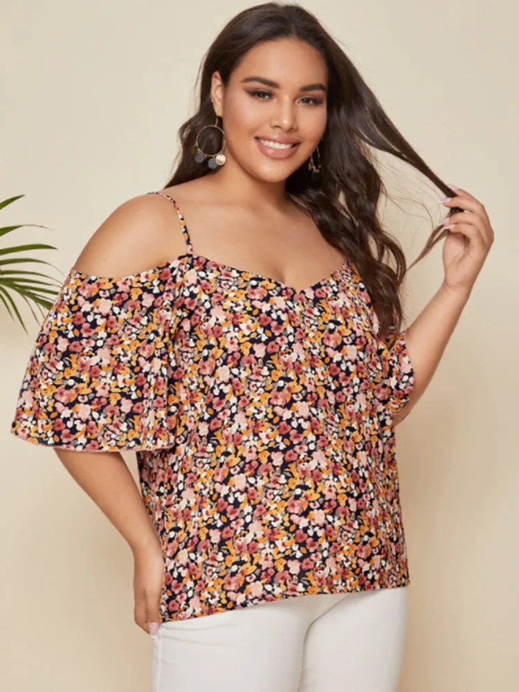 Plus Size Blouse Women Summer 2022 Sexy Off The Shoulder Shirt Woman Casual Floral Blouses Fashion Big Size Female Clothing 4XL
Plus Size Blouse Women Summer 2022 Sexy Off The Shoulder Shirt Woman Casual Floral Blouses Fashion Big Size Female Clothing 4XL