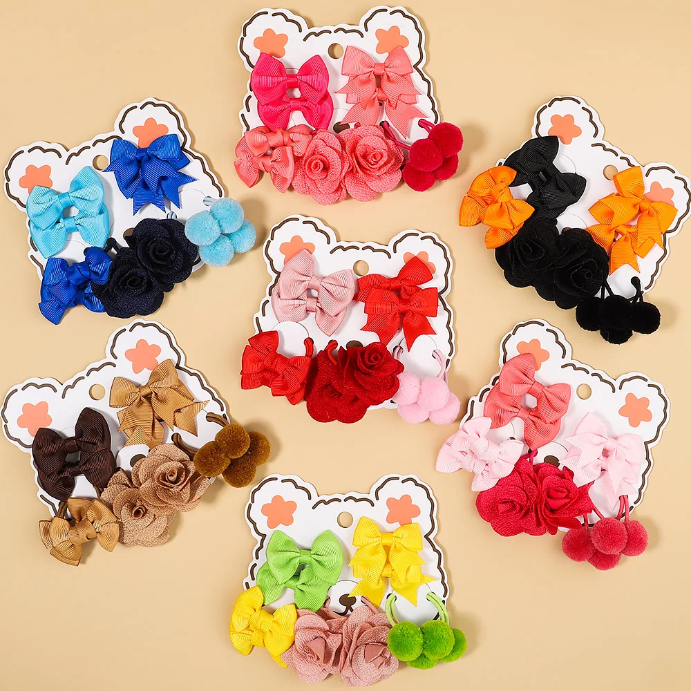 10Pcs/Set Kids Girls Baby Bows Flower Hair Rubber Bands for Children Cute Hair Bands Scrunchies Hair Tie Hair Accessories Gift
10Pcs/Set Kids Girls Baby Bows Flower Hair Rubber Bands for Children Cute Hair Bands Scrunchies Hair Tie Hair Accessories Gift