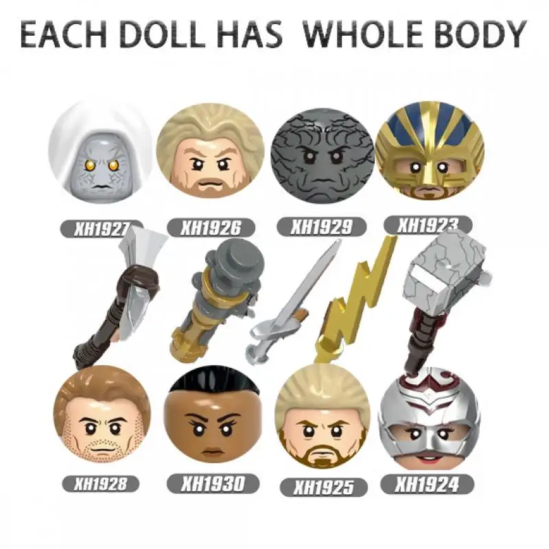 X0339 Disney Heroes Thor Figures Blocks Movie Series Bricks Building Blocks Diy Assembled Model Educational Toys Gifts for Kids 
X0339 Disney Heroes Thor Figures Blocks Movie Series Bricks Building Blocks Diy Assembled Model Educational Toys Gifts for Kids